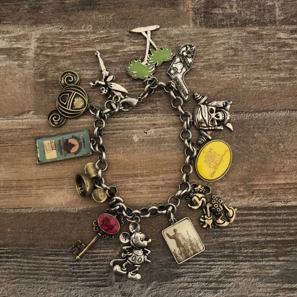 Vintage Disney World Charm Bracelet